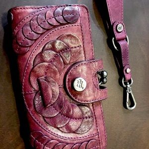 Lockheart plum wallet